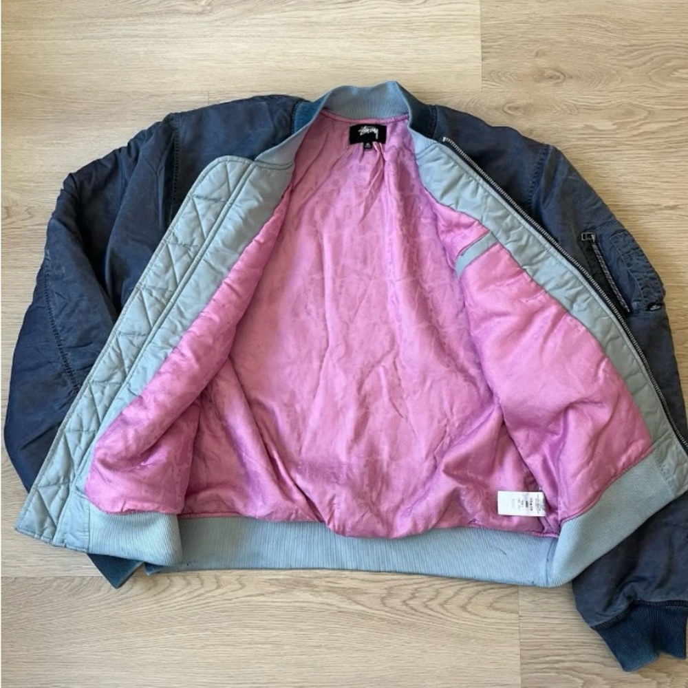 STUSSY Brand NEW Bomber jacket with tags NWT - Picture 4 of 12